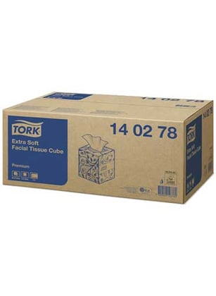 Tork Facial Tissue extra zacht cube 2-lgs 100 stuks