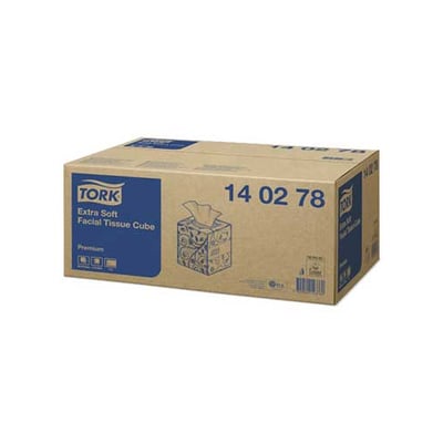 Tork Facial Tissue extra zacht cube 2-lgs 100 stuks