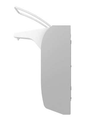 Ingo-man 500ml zeep- en desinfectiedispenser  korte beugel aluminium 