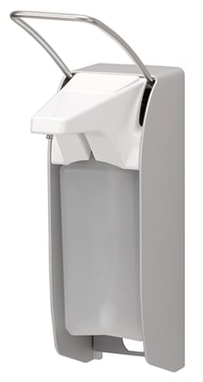 Ingo-man 500ml zeep- en desinfectiedispenser  korte beugel aluminium 