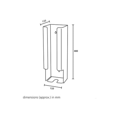 Santral RVS rolhouder voor 4 toiletrollen