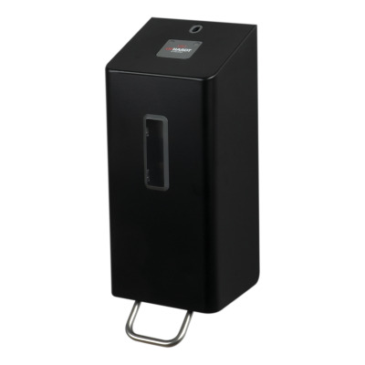 Santral navulbare schuimzeepdispenser zwart RVS