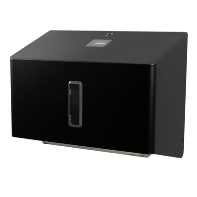 Santral plus RVS handdoekdispenser zwart PTU 15 P MN