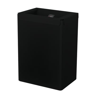Santral RVS open afvalbak zwart 25ltr  OBU 25 P MN