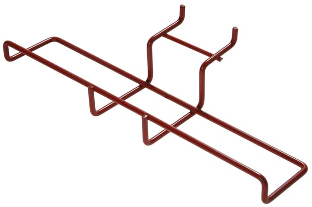 Bezemsteun rood t.b.v. werkwagen