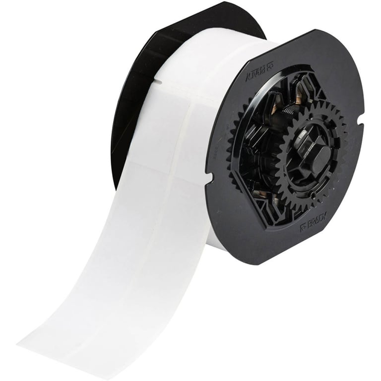 Brady zelflaminerende vinyllabels wit 500st 25,4mmx38,10mm