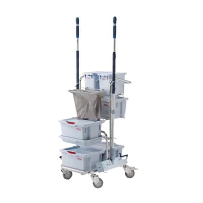 CE Pre-Prepared Trolley Vileda voor cleanroom 