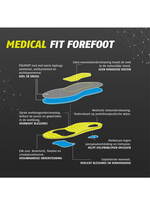 Bata Medical Fit Forefoot inlegzool maat 37-38