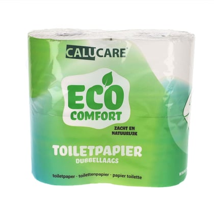 CaluCare ECO Comfort toiletpapier 2-lgs 10x4 rollen a 400vel