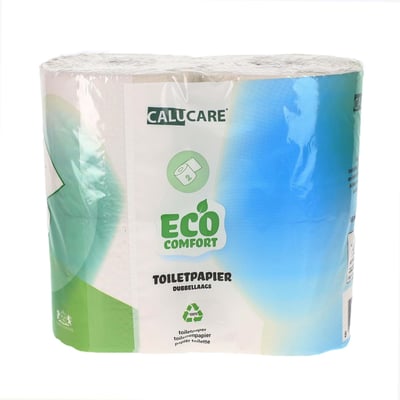 CaluCare ECO Comfort toiletpapier 2-lgs 10x4 rollen a 400vel