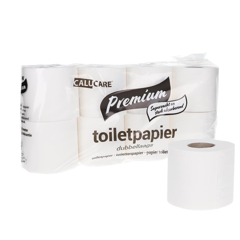 CaluCare Premium toiletpapier 2-lgs 10x4 rollen 400 vel