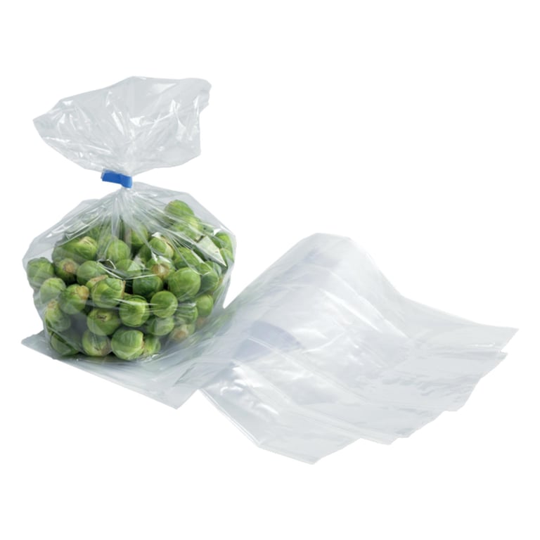 LDPE polyzakken 200/45x560mm transparant 1000st