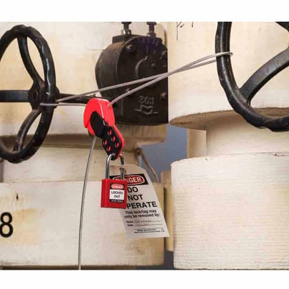 Brady Safelex kabelvergrendelingssysteem universeel gecoate stalen kabel 3mtr