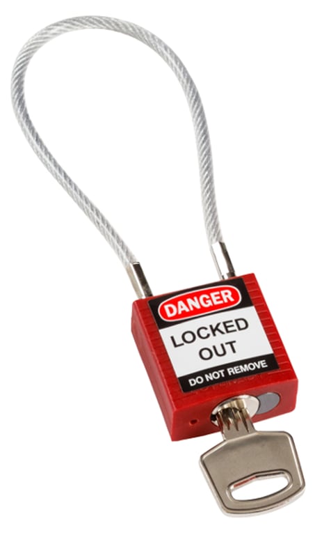 Brady compact veiligheidsslot met kabel