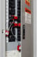 Brady compacte kabelveiligheidsslot rood  kabellengte 40cm