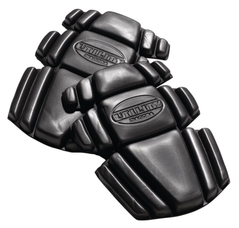 Diadora kniebeschermers zwart PVC