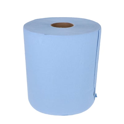 CaluCare Premium poetsrollen 2-lgs blauw cellulose 2x190mtr