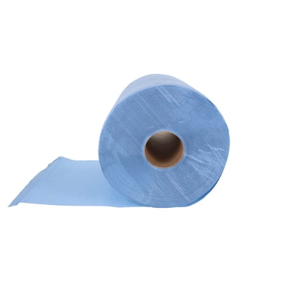 CaluCare Premium poetsrollen 2-lgs blauw cellulose 2x190mtr
