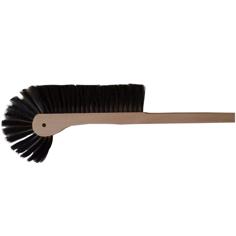 CaluClean hanekamborstel met kuif zwart 75cm
