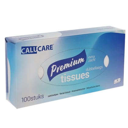 CaluCare Premium Facial tissues 2-lgs 100st 