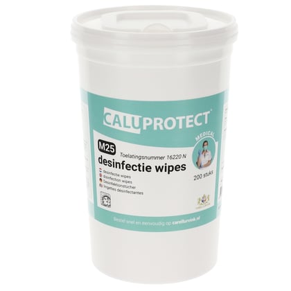 CaluProtect Medical M25 desinfectie wipes 200st