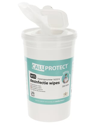 CaluProtect Medical M25 desinfectie wipes 200st 