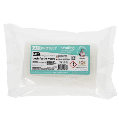CaluProtect Medical M25 desinfectie wipes 200st navulling