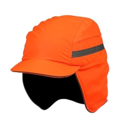 3M First base 3 veiligheidspet winter hi-viz  oranje korte klep 55mm