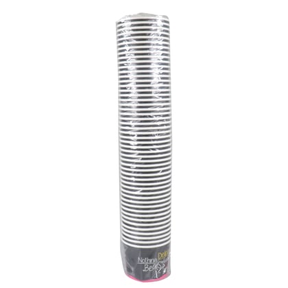 Ijsbeker karton PE 101mm zwart/roze 300ml 50st