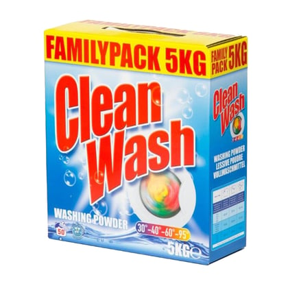 Clean Wash waspoeder 5kg 