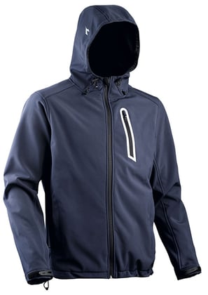 Diadora Sail softshell jack blauw maat S 