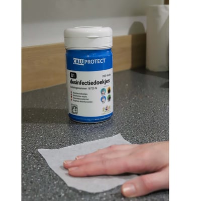 CaluProtect D1 desinfectiedoekjes 200st