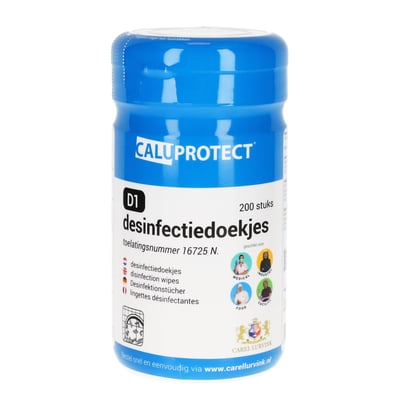 CaluProtect D1 desinfectiedoekjes 200st