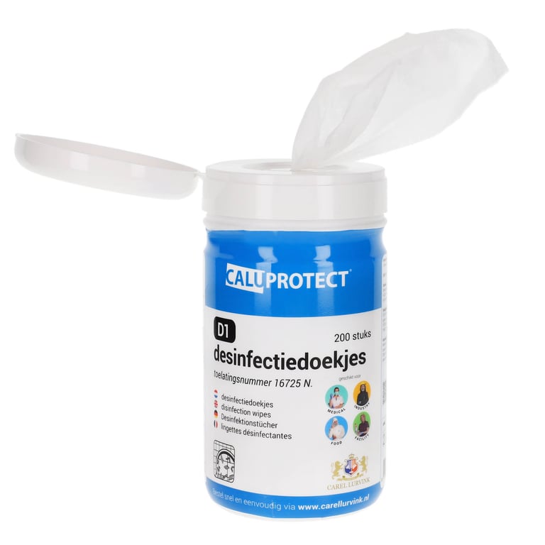 CaluProtect D1 desinfectiedoekjes 200st