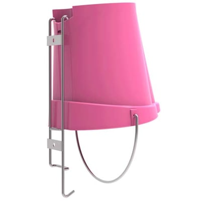 Wandhouder voor 6 en 12ltr emmer RVS