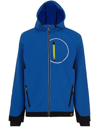 Diadora Trail softshell jas 95% taslon en 5% polyester