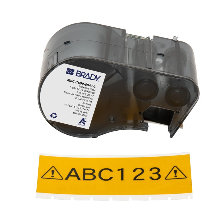 Brady M510 BMP51 M511 reflecterende labels