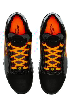 Diadora Glove Tech low pro S3 veiligheidsschoen laag donkergrijs oranje maat 44