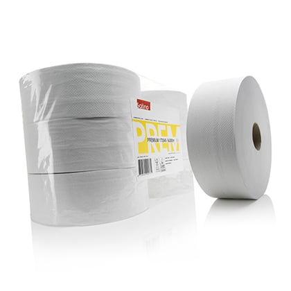 Satino Comfort toiletpapier Jumbo 2-lgs tissue 380mtrx6rol