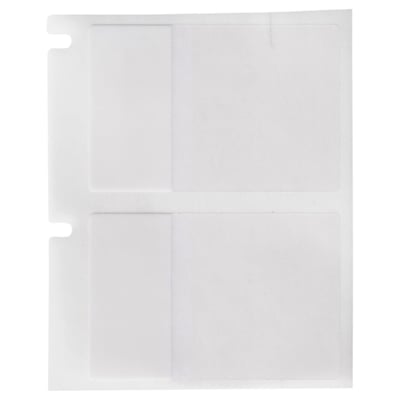 Brady zelflaminerende vinyllabels wit 250st 25,40mm x 38,10mm