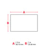 Brady multifunctionele nylonlabels wit 250st 38,10mmx25,40mm