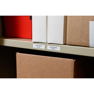 Brady multifunctionele vinyllabels met labelrol geleider 25,4mm x 15,24mtr