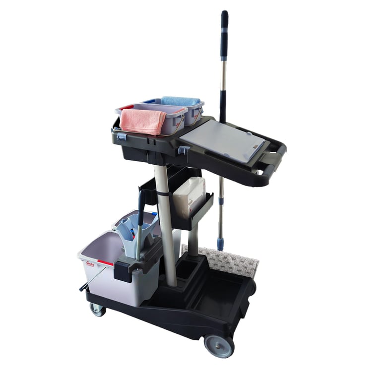 Vileda VoleoPro recycled starterkit grijs