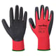 Portwest flex grip latex handschoen rood/zwart maat S