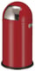 Pushboy afvalbak 50ltr rood 