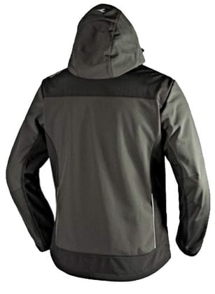 Diadora softshell jas tech carbon donkergrijs maat 2XL