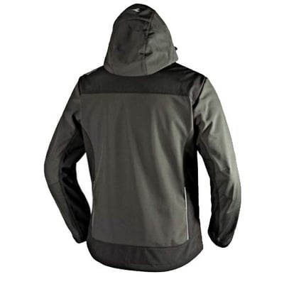 Diadora softshell jas tech carbon donkergrijs maat XS