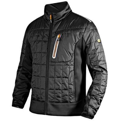 Diadora padded jacket light zwart maat XS