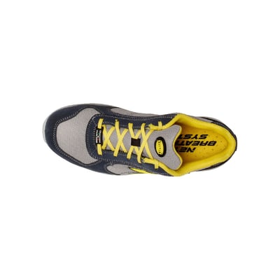 Diadora Run Net Airbox S1P veiligheidsschoen laag blauw grijs maat 35