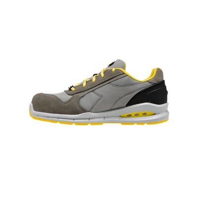 Diadora Run Net Airbox S1P veiligheidsschoen laag grijs aluminium maat 35